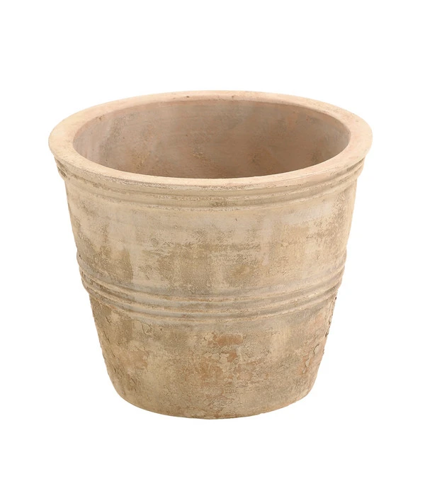 Terrakotta-Topf Grado, Rund, Antik-terrakotta 3 Terrakotta-Topf Grado, Rund, Antik-terrakotta