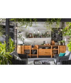 Dehner Schrank Southampton, 100 X 50 X 90 Cm -Gartenmöbel Geschäft 2806644 WE MO 002 Outdoorkuechesouthampton