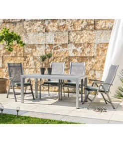 Dehner Ausziehtisch Chicago, Ca. B160-210/H74/T90 Cm -Gartenmöbel Geschäft 4210381 4210316 4210274 WE MO 001 DehnerGruppeChicagoNEU