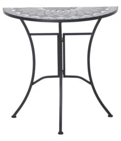 Siena Garden Mosaiktisch Como Halbrund, Ca. B35/H71/T70 Cm -Gartenmöbel Geschäft 4498796 WE FS 002 TischComoH71cm