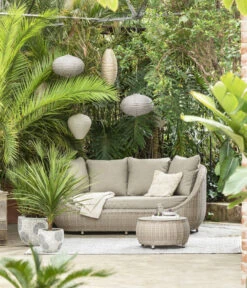 Dehner Lounge Bari, 2-teilig -Gartenmöbel Geschäft 6657381 WE MO 001 DehnerLoungesofaBari