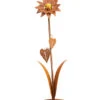 Ferrum Glas-Blume Sonnenblume, Ca. H112 Cm -Gartenmöbel Geschäft 6696264 WE FS 001 GlasblumeSonnenblumeIII