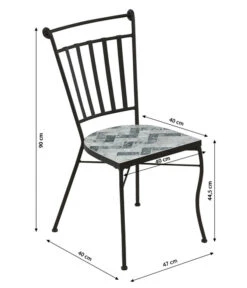 Dehner Mosaikstuhl Letizia -Gartenmöbel Geschäft 6702070 WE BG 001 DehnerMosaikStuhlLetiziaNeu