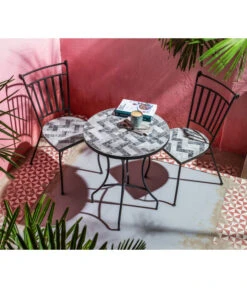 Dehner Mosaikstuhl Letizia -Gartenmöbel Geschäft 6702203 WE MO 001 DehnerMosaikStuhlLetiziaNeu