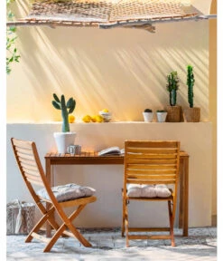 Dehner Balkontisch Macao, Ca. B142/H75/T40 Cm -Gartenmöbel Geschäft 6712434 WE MO 001 BalkonGruppeMacao