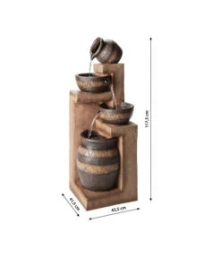 Dehner Polyresin-Gartenbrunnen Monterry, Ca. H117,5 Cm -Gartenmöbel Geschäft 6742472 WE DE 001 DehnerPolyresinGartenbrunnenMonterry