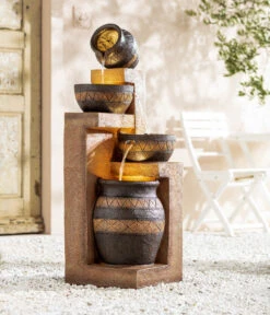 Dehner Polyresin-Gartenbrunnen Monterry, Ca. H117,5 Cm -Gartenmöbel Geschäft 6742472 WE MO 001 DehnerPolyresinGartenbrunnenMonterryNEU