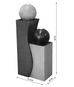 Dehner Polyresin-Gartenbrunnen Ying Yang, Ca. H94 Cm -Gartenmöbel Geschäft 6742506 WE DE 001 DehnerPolyresinBrunnenYingYang