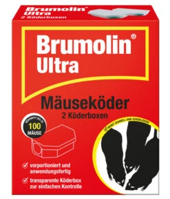 Brumolin Ultra Mäuseköder, 2er-Set