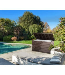 Keter Auflagenbox Ontario, 870 Liter, Ca. B147/H86/T83 Cm -Gartenmöbel Geschäft 6894919 WE MO 001 AuflagenboxOntario