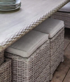 Dehner Geflechtlounge Bologna, 5-teilig -Gartenmöbel Geschäft 6903447 WE MO 004 LoungeBolognaNEU