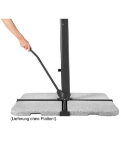 Schneider Ampelschirm Rhodos Smart, Quadratisch, Ca. B300/T300 Cm -Gartenmöbel Geschäft 6953384 WE DE 007 SchneiderAmpelschirmRhodosSmartnatur